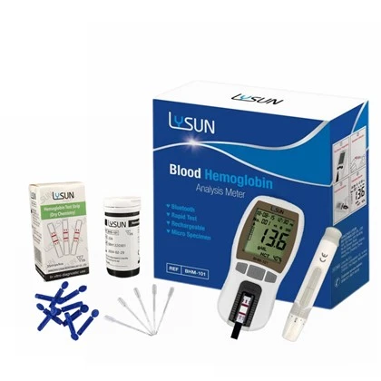 Lysun Blood Powder Ψηφιακός Φορητός Αναλυτής Αιμοσφαιρίνης Μετρητής Αιμοσφαιρίνης BHM-101