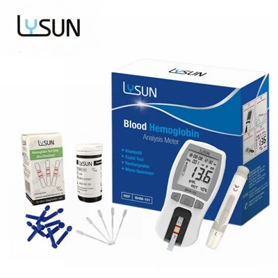 Lysun CE Approved Blood Hemoglobin Analyzer Meter Home Care Clinical