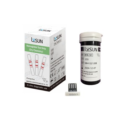 Ταινία μέτρησης αιμοσφαιρίνης LYSUN για BHM-101/BHM-102 Ταινία μέτρησης αιμοσφαιρίνης HB